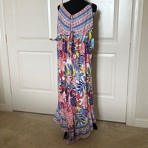 Goa beachwear by Japna tropical jumpsuit coverup